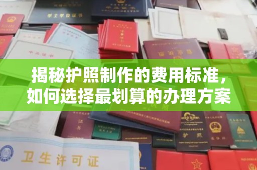 和田市揭秘护照制作的费用标准，如何选择最划算的办理方案？
